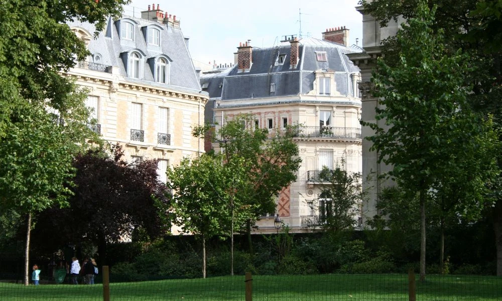 Paisajes del Parque Monceau.