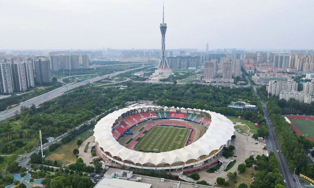 Alrededores de la Zhongyuan Tower.