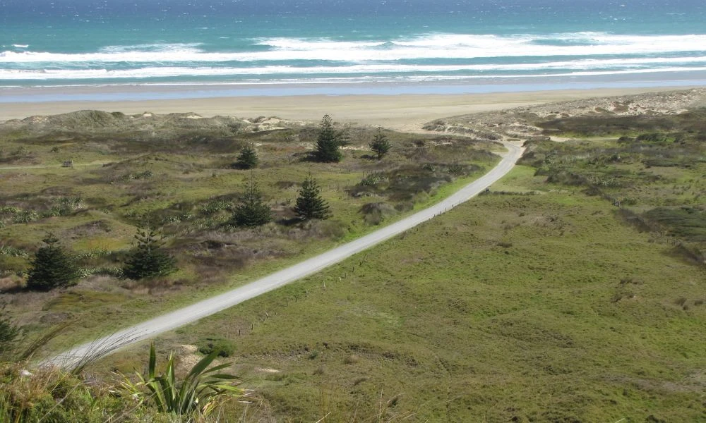 Vistas a Ninety Mile Beach.
