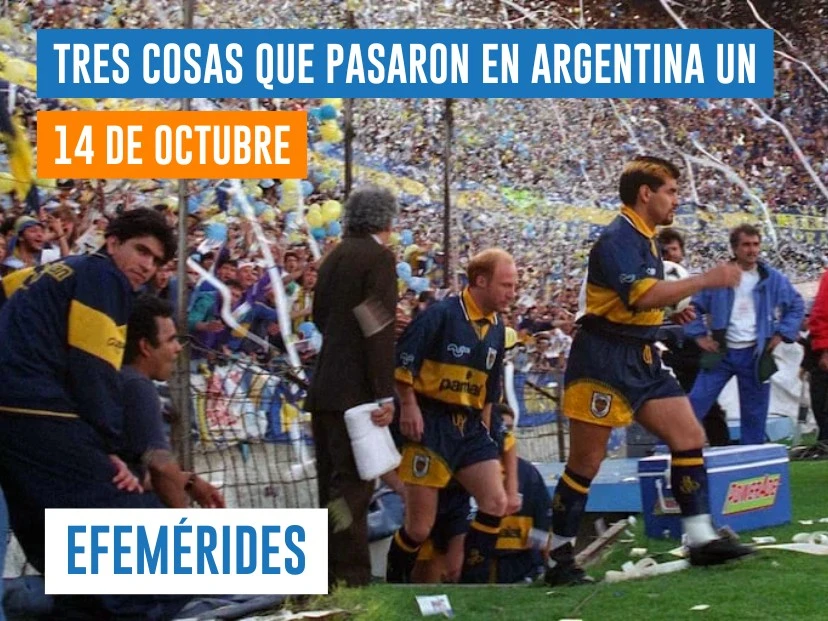 efemérides 14 de octubre: Maradona vuelve a Boca Juniors