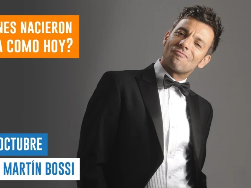 efemérides del 16 de octubre: nace el humorista Martín Bossi