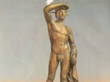 Coloso de Rodas: la enorme estatua de 30 metros que protegía la entrada a la famosa isla de Grecia y fue destruida por un terremoto
