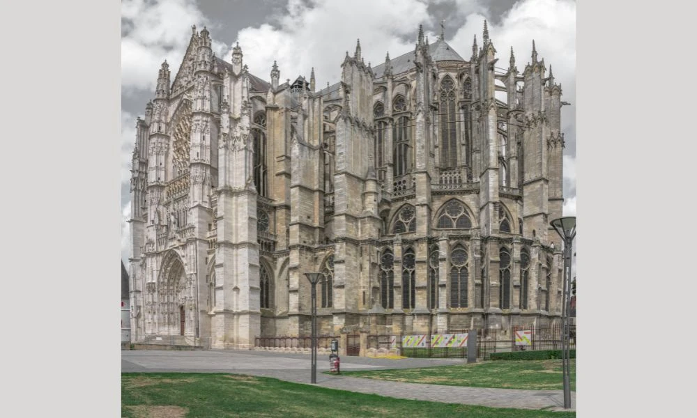 Aspecto de la Catedral de Beauvais.