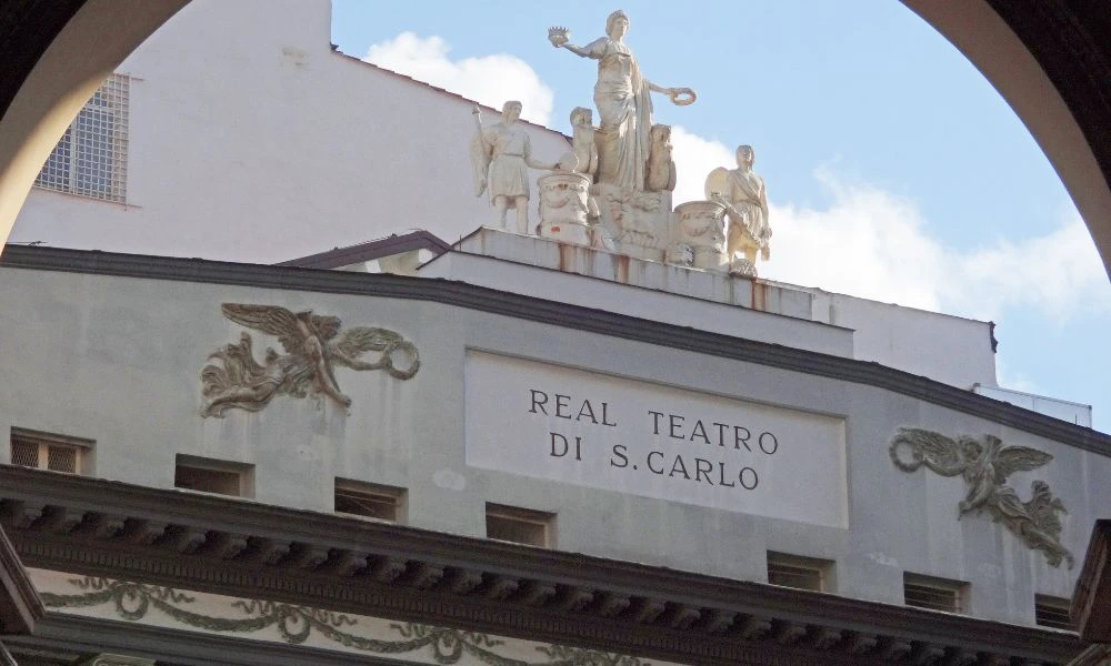 Cartel del Teatro di San Carlo.