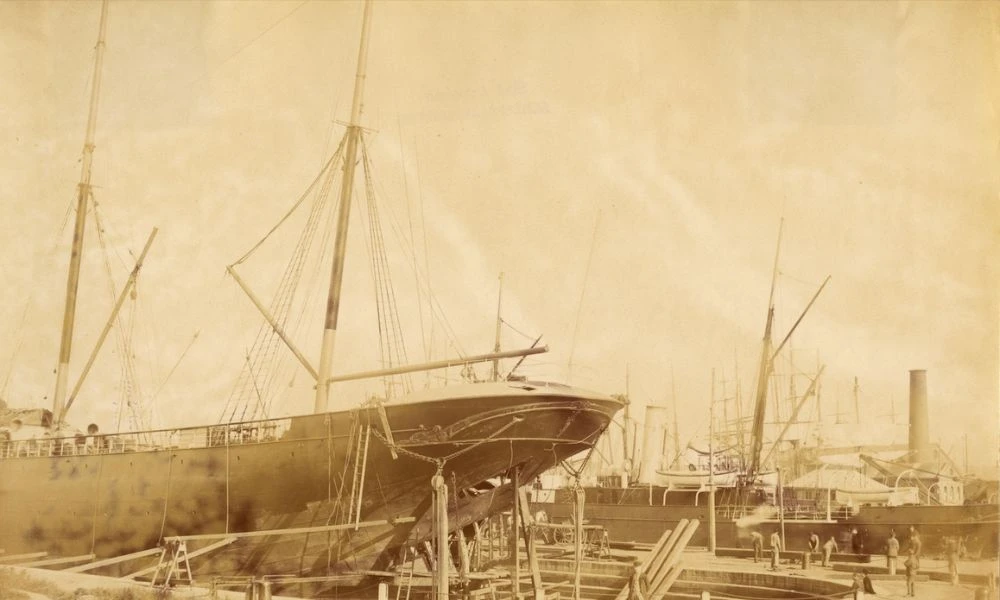 Aspecto del SS Norge.