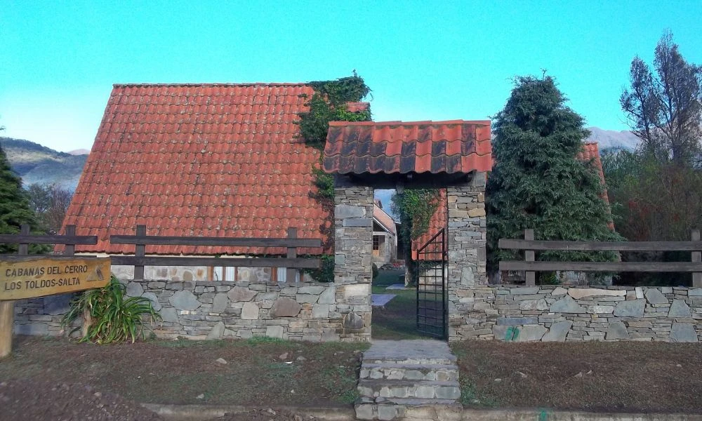 Construcción en el pueblo argentino.