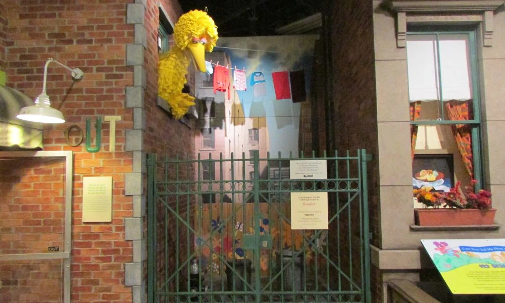 Escena de Sesame Street.