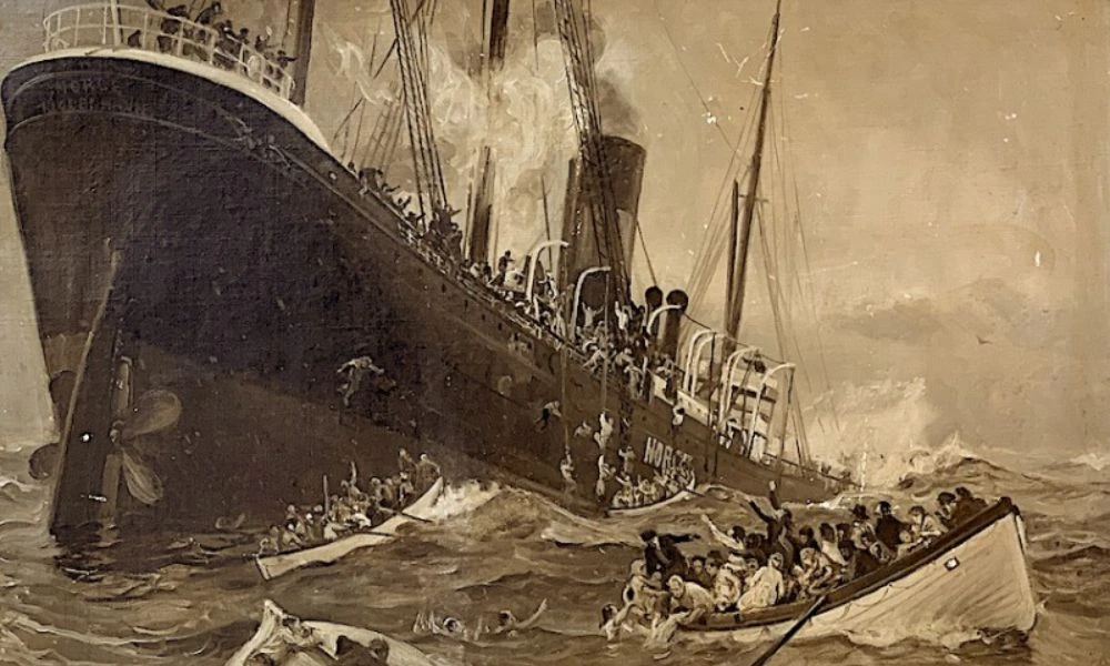 Naufragio del barco.