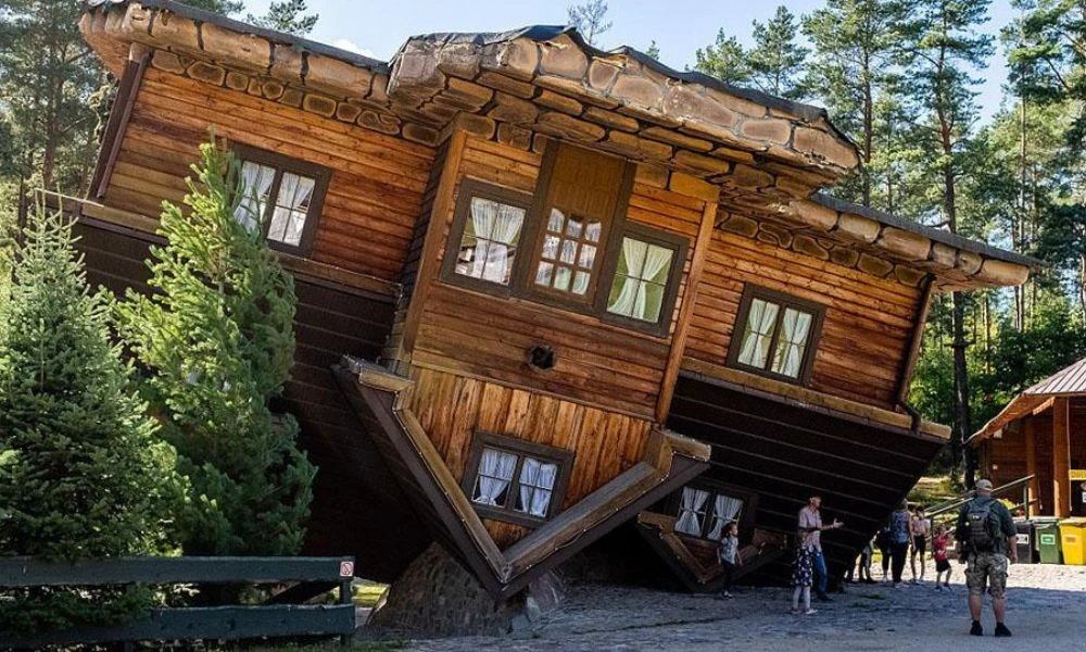 Aspecto de Upside Down House.