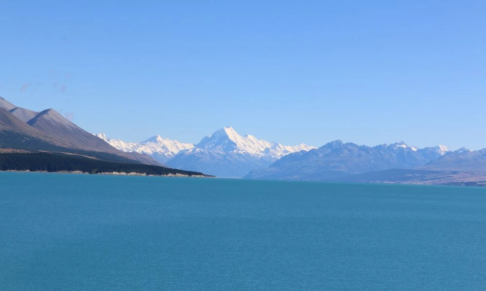 Agua del Lake Pukaki.