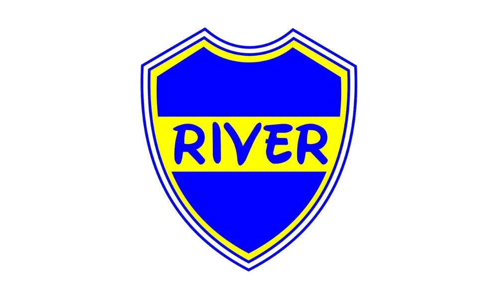 Escudo del Club River Plate de Bell Ville.