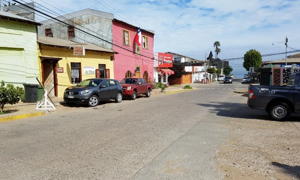 Autos en Papudo.