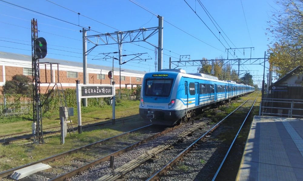 Tren en Berazategui.
