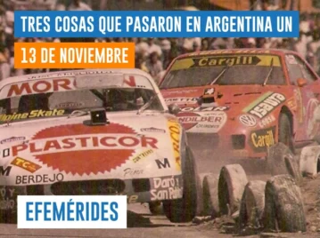 efemérides del 13 de noviembre: muere el piloto de turismo carretera Guido Falaschi