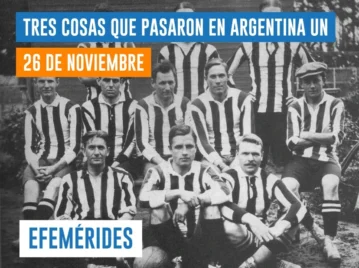 efemérides del 26 de noviembre: Club Alumni
