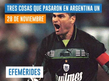 efemérides del 28 de noviembre: José Luis Chilavert hace un récord histórico