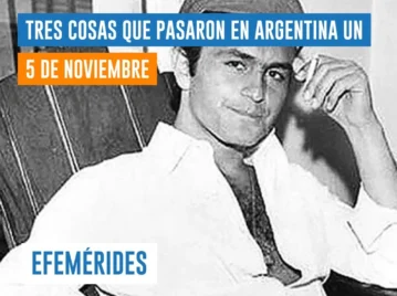 efemérides del 5 de noviembre: fallece el cineasta Leonardo Favio