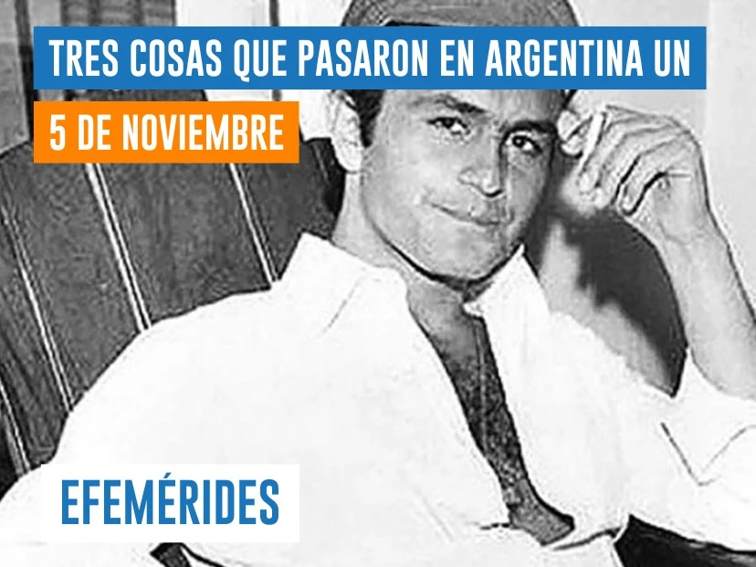 efemérides del 5 de noviembre: fallece el cineasta Leonardo Favio