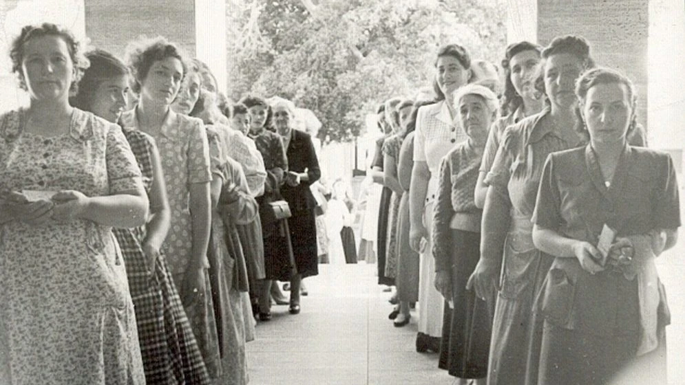 voto femenino en Argentina 11 de noviembre