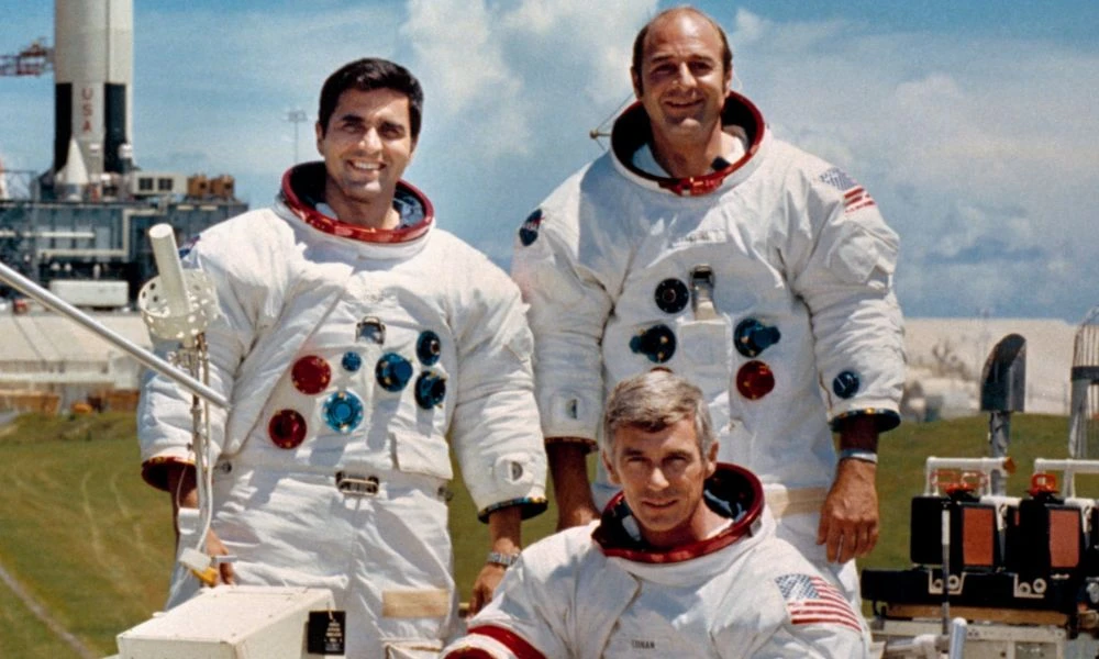 Protagonistas de la misión Apolo 17.