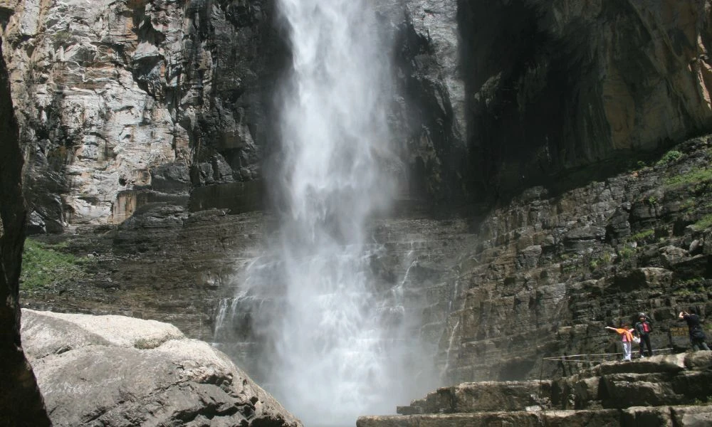 Cascada Yuntai en China.
