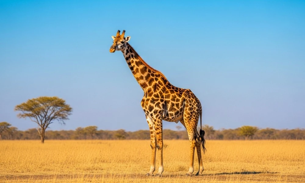 por qué las jirafas tienen el cuello tan largo