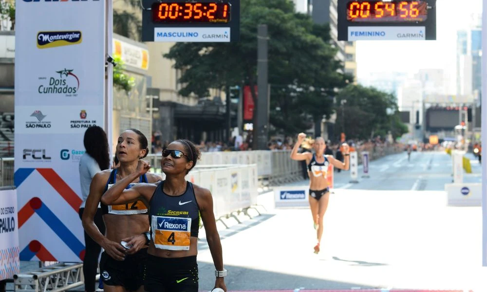 La carrera, en categoría mujeres.