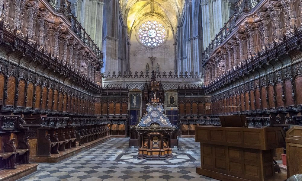Interior de la Catedral de Sevilla.