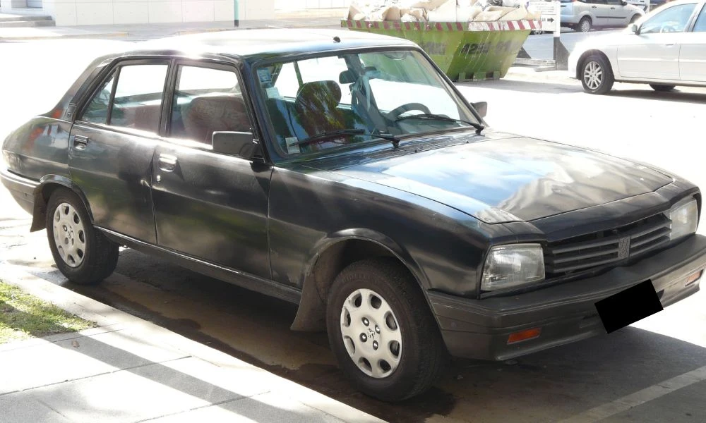 Aspecto del Peugeot 504.