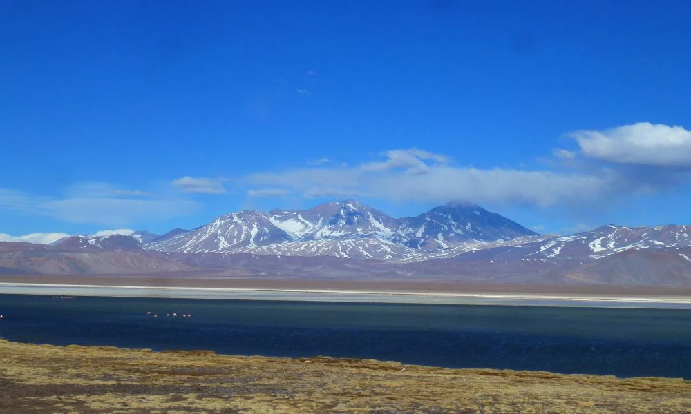 El Nevado Tres Cruces a la distancia.