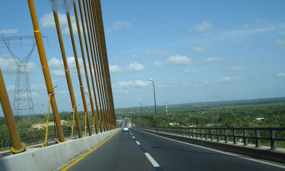 Calzada de la estructura.