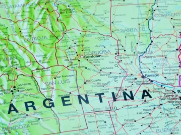 Confederación Argentina: así hubiera quedado el territorio argentino si mantenía los límites de un mapa de 1858