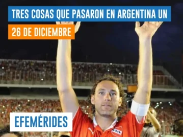 efemérides del 26 de diciembre: Gabriel Milito Independiente