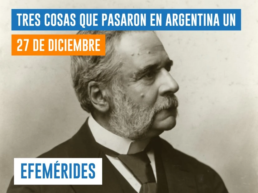 efemérides del 27 de diciembre: muere Bernardo de Irigoyen
