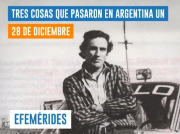 efemérides del 28 de diciembre: nace Juan María Traversa