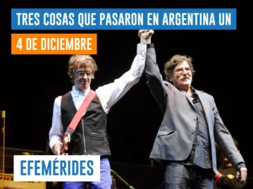 efemérides del 4 de diciembre: Spinetta y su recital histórico en Vélez