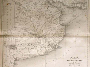 Mapa de Buenos Aires: el documento histórico que muestra cómo se veía la provincia en 1866