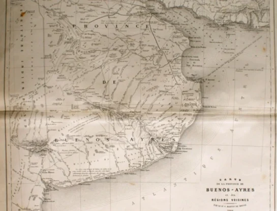 Mapa de Buenos Aires: el documento histórico que muestra cómo se veía la provincia en 1866