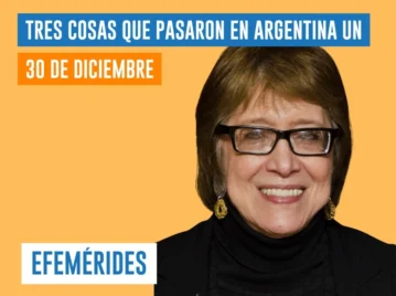 efemérides del 30 de diciembre: nace Teresa Parodi