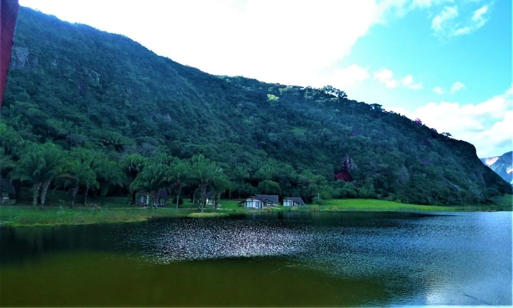 Laguna Volcán y sus paisajes.
