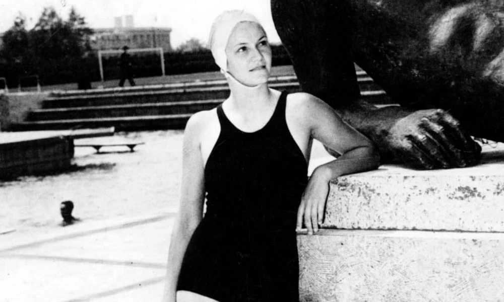 La nadadora histórica de Argentina.