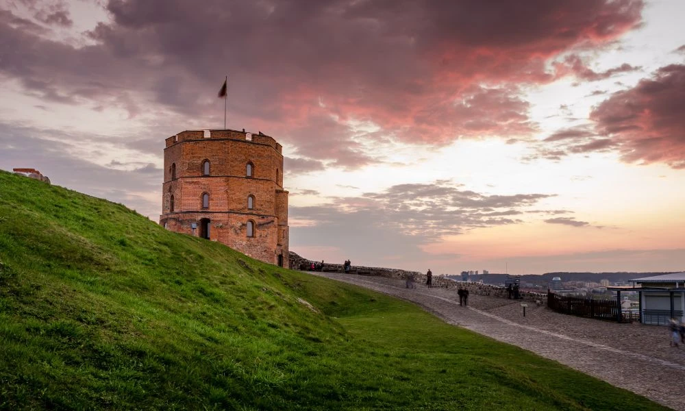 Aspecto de la Torre de Gediminas.