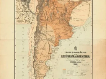 Mapas históricos: cómo eran las provincias argentinas a fines del siglo XIX