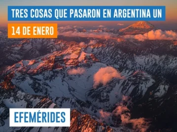 efemérides del 14 de enero: Aconcagua