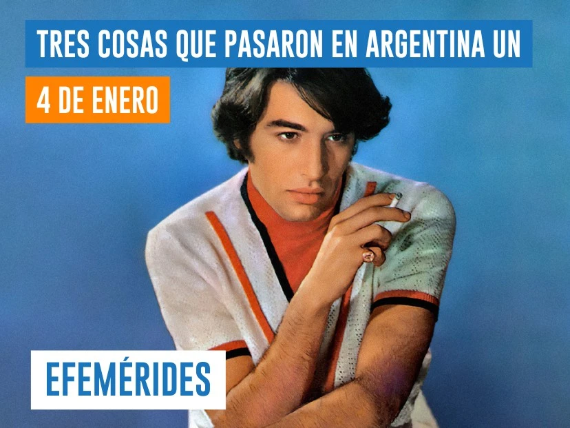 efemérides del 4 de enero: muere Sandro