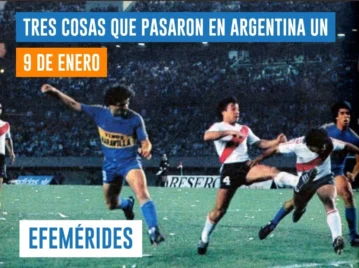 efemérides del 9 de enero Boca River