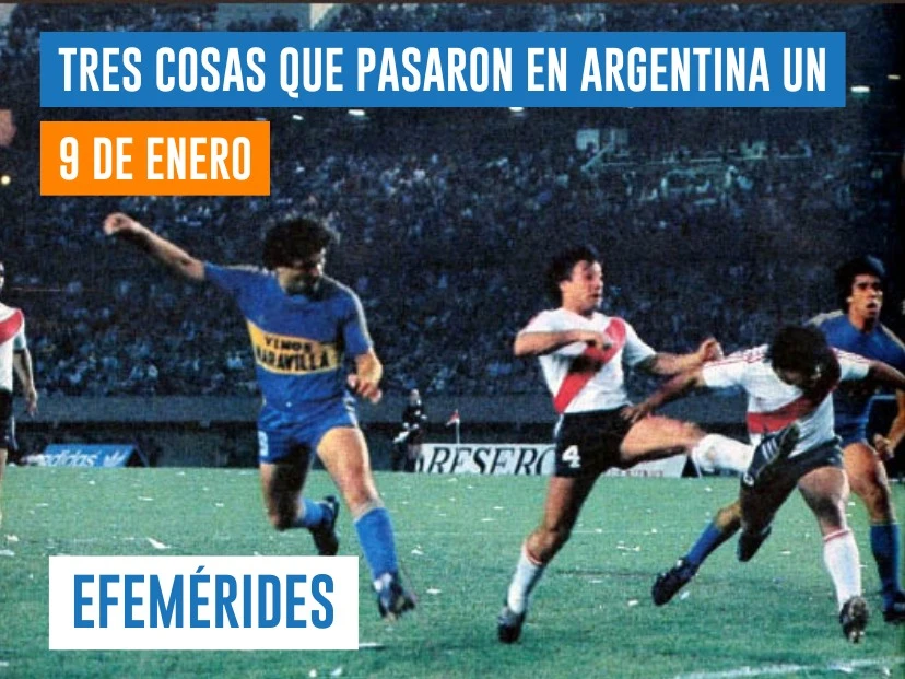 efemérides del 9 de enero Boca River