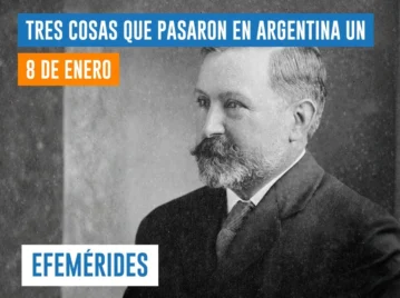 efemérides del 8 de enero Argentina