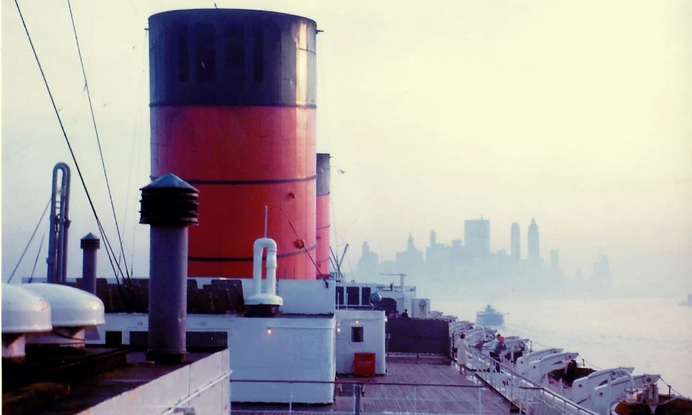 Foto desde el RMS Queen Elizabeth.