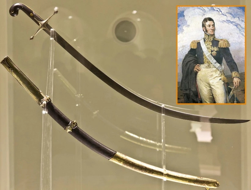 Sable corvo: el histórico sable que San Martín le regaló a Rosas y que fue robado dos veces